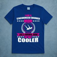 Great Synchronized Swimming Mom Design Synchro Gift T-Shirt