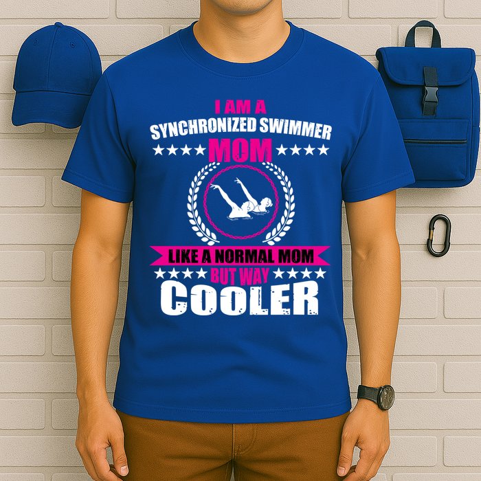 Great Synchronized Swimming Mom Design Synchro Gift T-Shirt