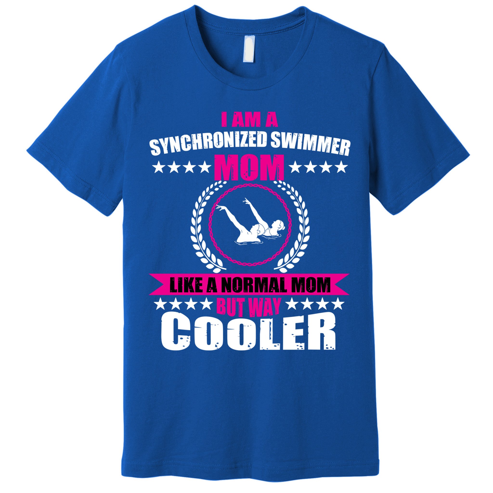 Great Synchronized Swimming Mom Design Synchro Gift Premium T-Shirt