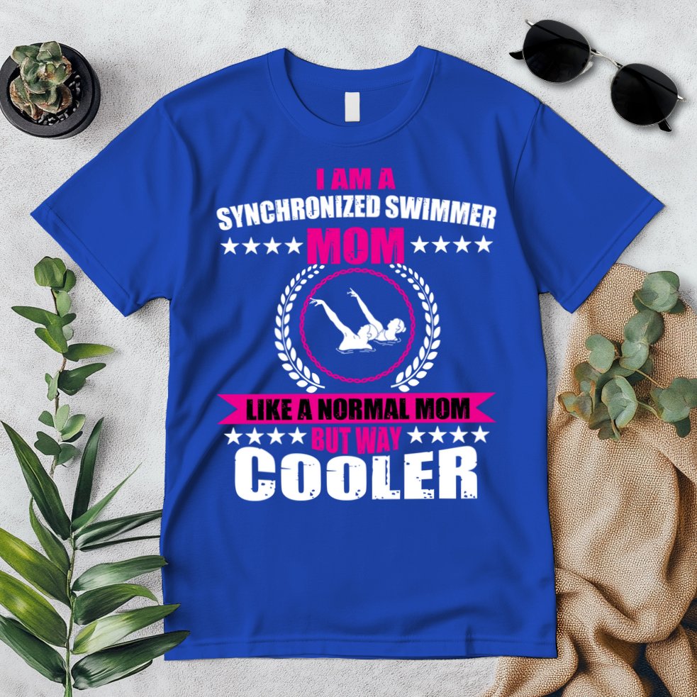 Great Synchronized Swimming Mom Design Synchro Gift Premium T-Shirt