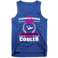 Great Synchronized Swimming Mom Design Synchro Gift Tank Top