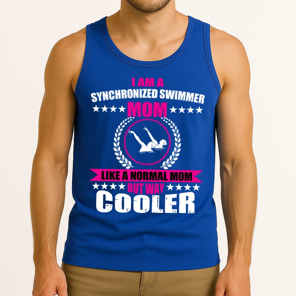 Great Synchronized Swimming Mom Design Synchro Gift Tank Top