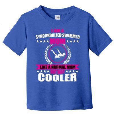 Great Synchronized Swimming Mom Design Synchro Gift Toddler T-Shirt