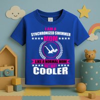 Great Synchronized Swimming Mom Design Synchro Gift Toddler T-Shirt