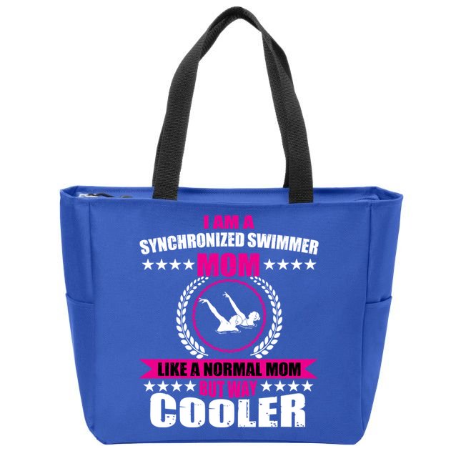 Great Synchronized Swimming Mom Design Synchro Gift Zip Tote Bag