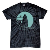 Graphic Sun Surf And Waves Tie-Dye T-Shirt