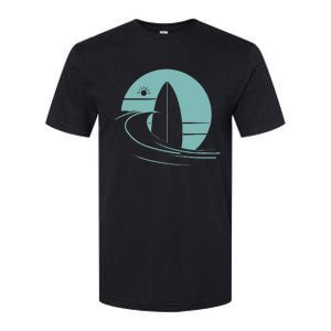 Graphic Sun Surf And Waves Softstyle CVC T-Shirt