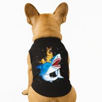 German Shepherd Shark Space Galaxy Jawsome Doggie Tank
