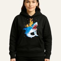 German Shepherd Shark Space Galaxy Jawsome Hoodie
