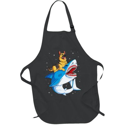 German Shepherd Shark Space Galaxy Jawsome Apron