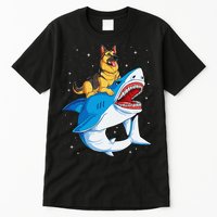 German Shepherd Shark Space Galaxy Jawsome Tall T-Shirt