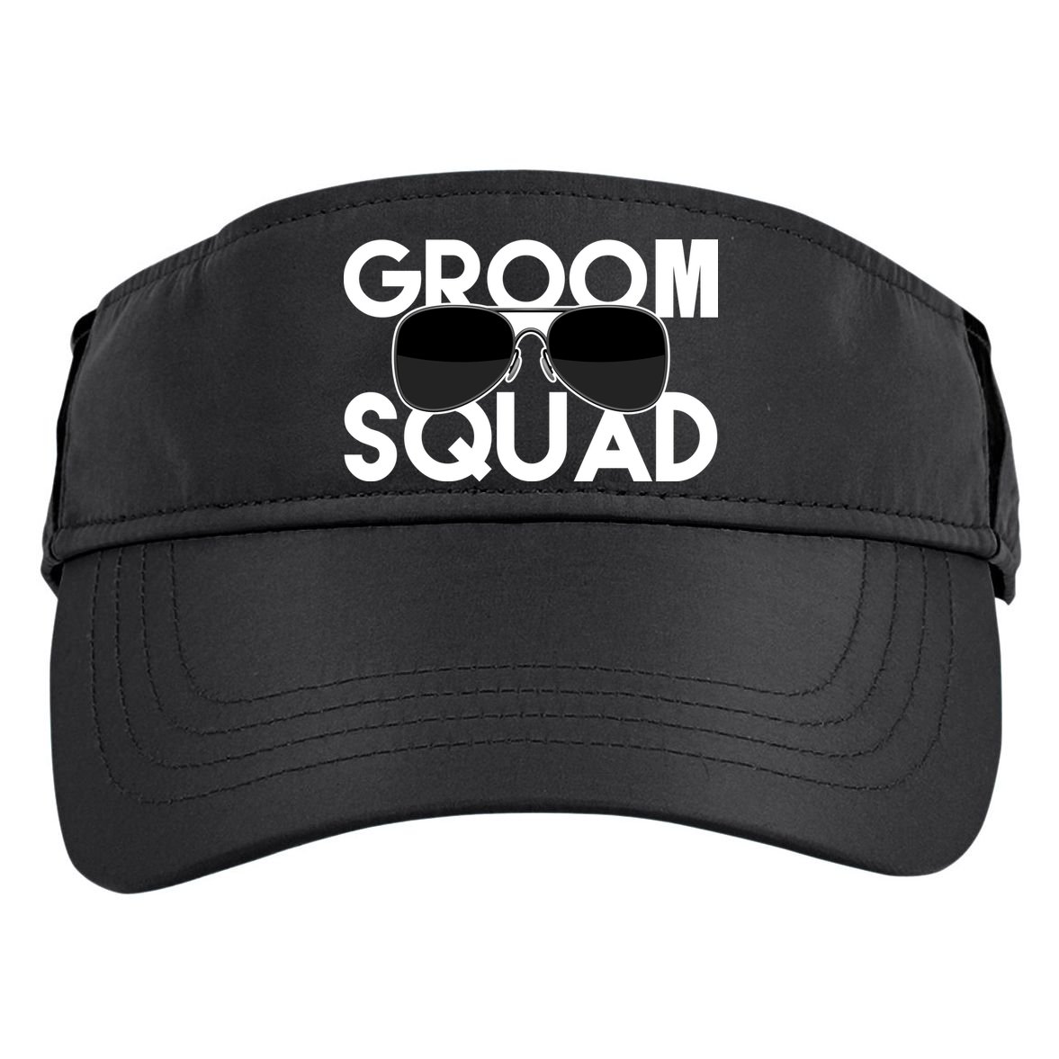 Groom Squad Sunglasses Bachelor Party Funny Adult Drive Performance Visor