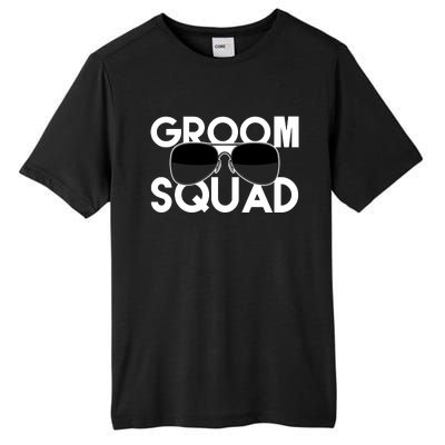 Groom Squad Sunglasses Bachelor Party Funny Tall Fusion ChromaSoft Performance T-Shirt