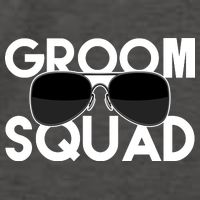 Groom Squad Sunglasses Bachelor Party Funny Vector Backpack