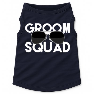Groom Squad Sunglasses Bachelor Party Funny Doggie Tank