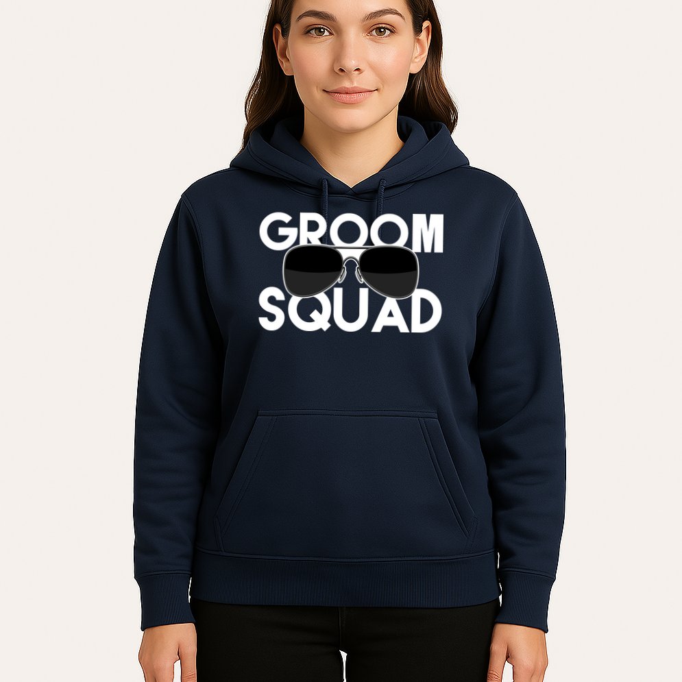 Groom Squad Sunglasses Bachelor Party Funny Hoodie