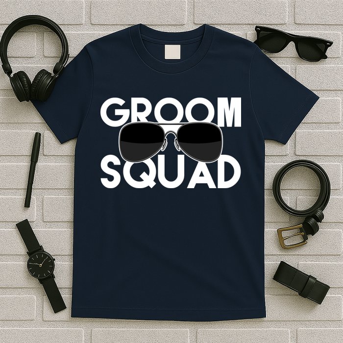 Groom Squad Sunglasses Bachelor Party Funny T-Shirt