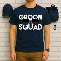 Groom Squad Sunglasses Bachelor Party Funny T-Shirt