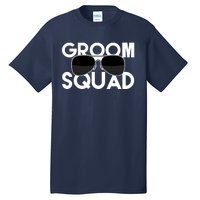 Groom Squad Sunglasses Bachelor Party Funny Tall T-Shirt