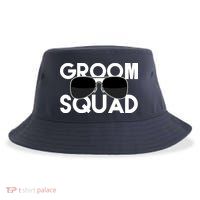 Groom Squad Sunglasses Bachelor Party Funny Sustainable Bucket Hat
