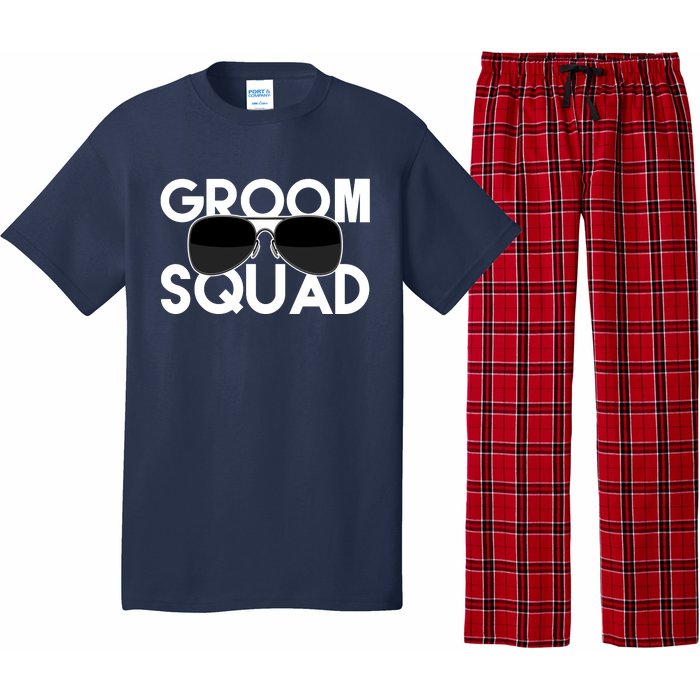 Groom Squad Sunglasses Bachelor Party Funny Pajama Set