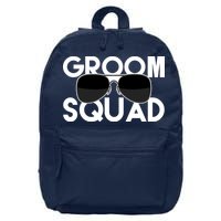 Groom Squad Sunglasses Bachelor Party Funny 16 in Basic Backpack