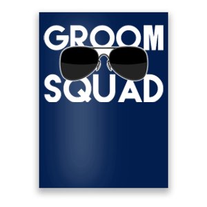 Groom Squad Sunglasses Bachelor Party Funny Poster