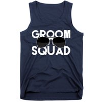 Groom Squad Sunglasses Bachelor Party Funny Tank Top