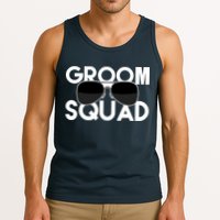 Groom Squad Sunglasses Bachelor Party Funny Tank Top
