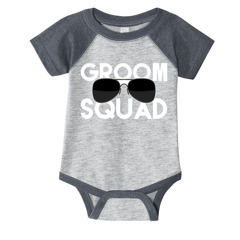 Groom Squad Sunglasses Bachelor Party Funny Infant Baby Jersey Bodysuit