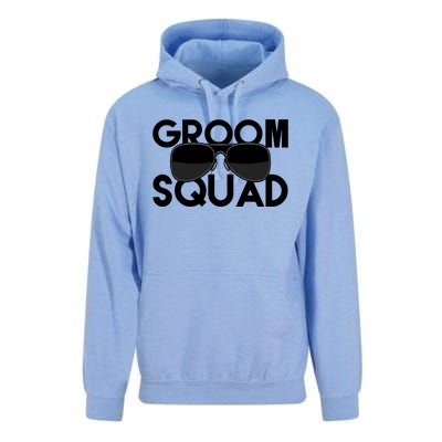 Groom Squad Sunglasses Bachelor Party Funny Unisex Surf Hoodie