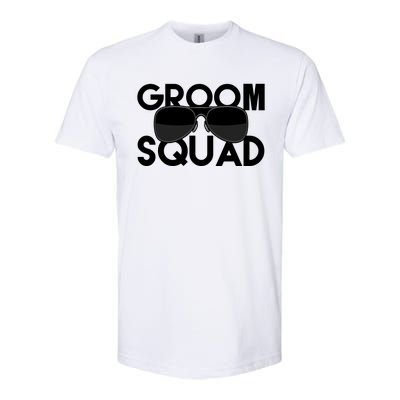 Groom Squad Sunglasses Bachelor Party Funny Softstyle CVC T-Shirt