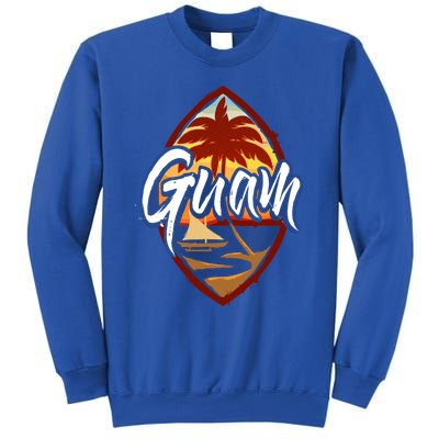 Guam Seal Sunset 671 Guaian Chamorro Gift Sweatshirt