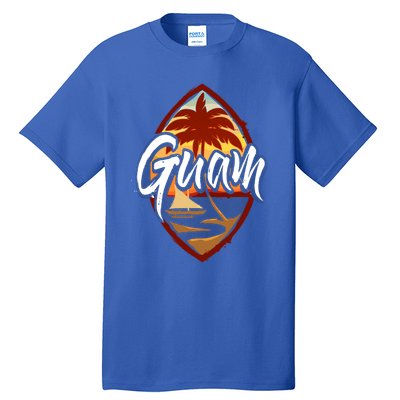 Guam Seal Sunset 671 Guaian Chamorro Gift Tall T-Shirt