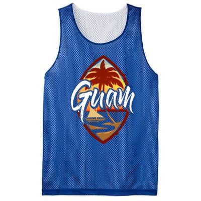 Guam Seal Sunset 671 Guaian Chamorro Gift Mesh Reversible Basketball Jersey Tank