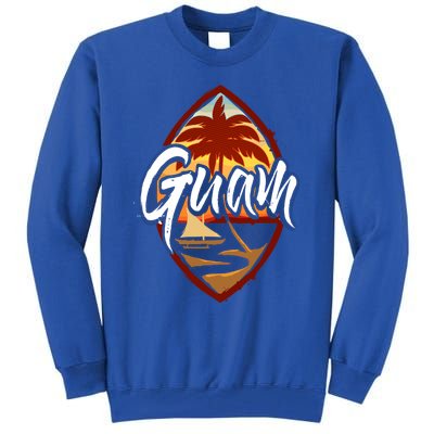 Guam Seal Sunset 671 Guaian Chamorro Gift Tall Sweatshirt