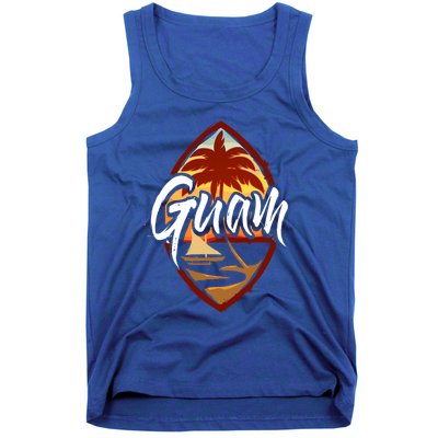 Guam Seal Sunset 671 Guaian Chamorro Gift Tank Top