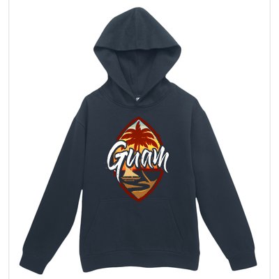 Guam Seal Sunset 671 Guaian Chamorro Gift Urban Pullover Hoodie