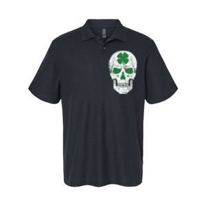 Green Shamrock Skull Irish Ireland ST PATRICKS DAY Gift Softstyle Adult Sport Polo