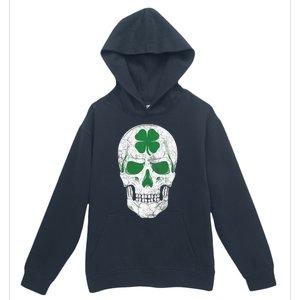 Green Shamrock Skull Irish Ireland ST PATRICKS DAY Gift Urban Pullover Hoodie