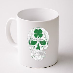 Green Shamrock Skull Irish Ireland ST PATRICKS DAY Gift Coffee Mug