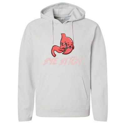 Gastric Sleeve Surgery Awareness Humor Performance Fleece Hoodie