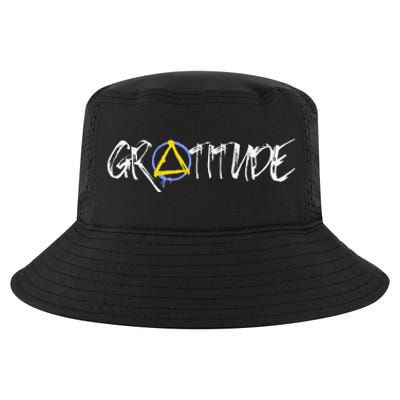 Gratitude Sobriety Symbol Cool Comfort Performance Bucket Hat