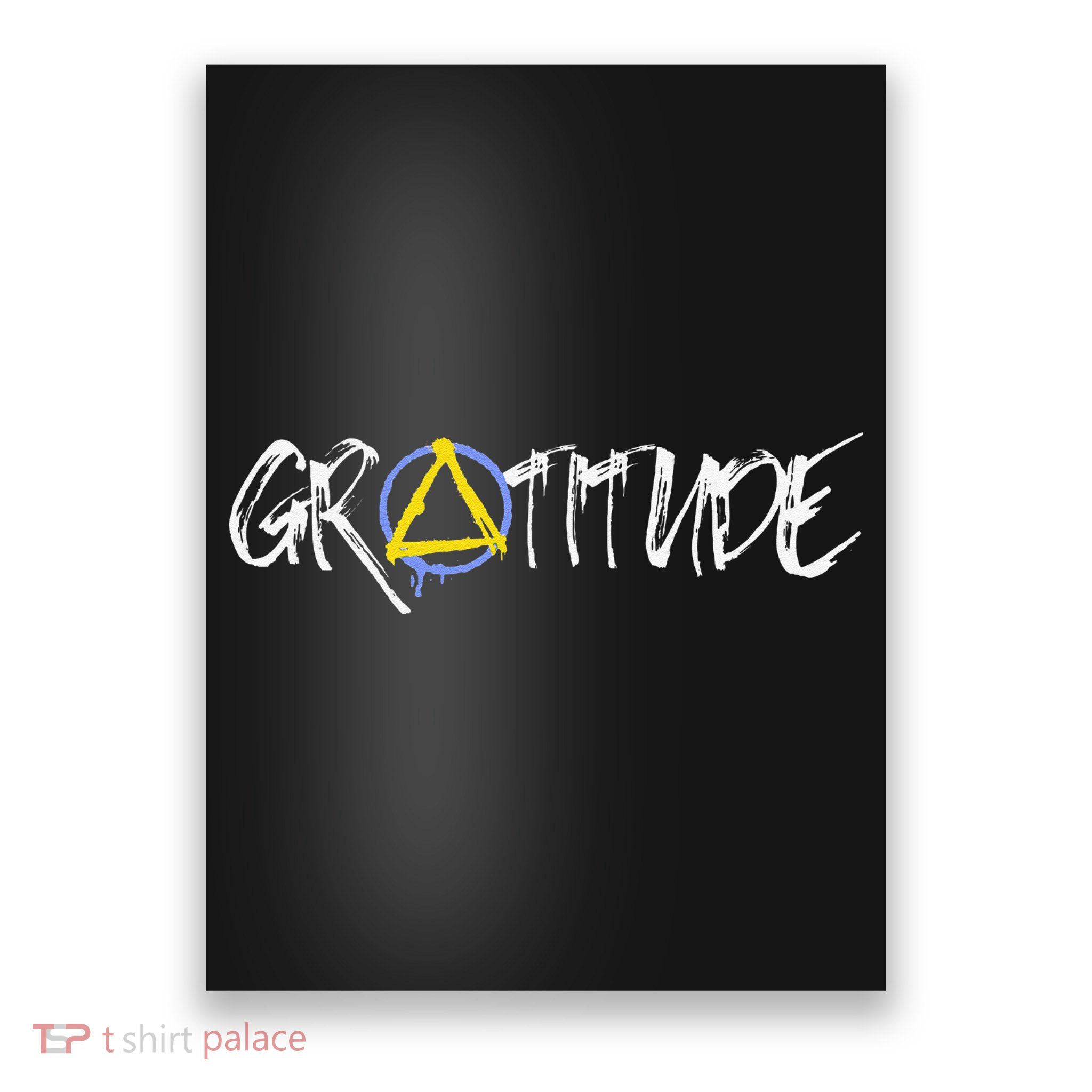 Gratitude Sobriety Symbol Poster