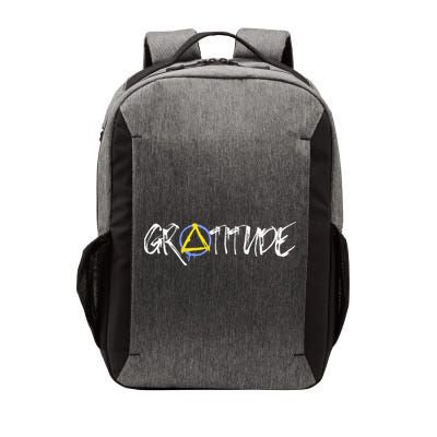 Gratitude Sobriety Symbol Vector Backpack