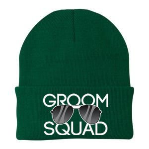 Groom Squad Sunglasses Wedding Bachelor Party Knit Cap Winter Beanie