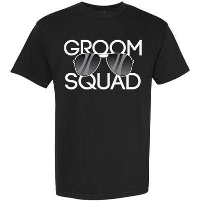 Groom Squad Sunglasses Wedding Bachelor Party Garment-Dyed Heavyweight T-Shirt