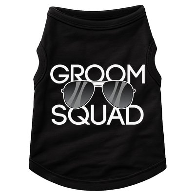 Groom Squad Sunglasses Wedding Bachelor Party Doggie Tank