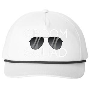 Groom Squad Sunglasses Wedding Bachelor Party Snapback Five-Panel Rope Hat