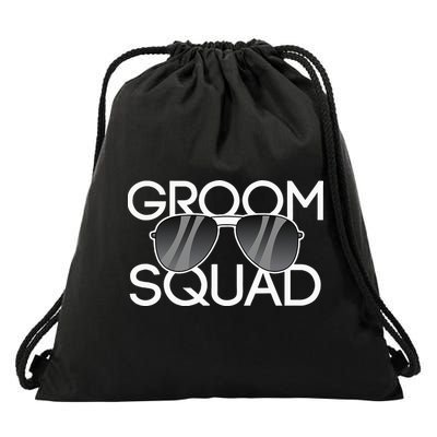 Groom Squad Sunglasses Wedding Bachelor Party Drawstring Bag